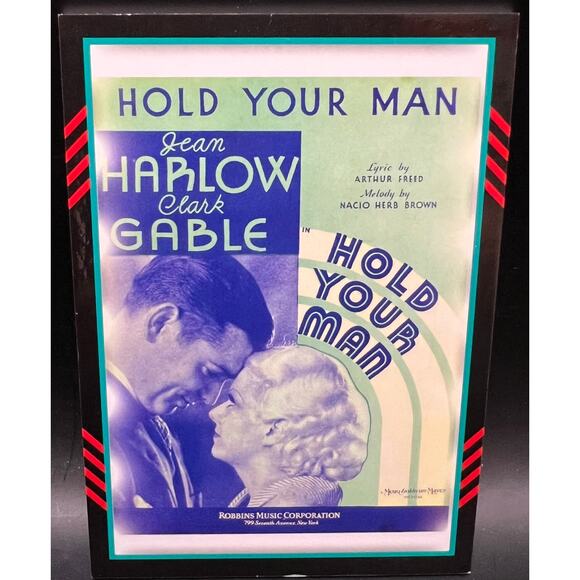 2010 Panini Americana Jean Harlow Dress Relic 293/499 Hold Your Man Clark Gable - Picture 2 of 3